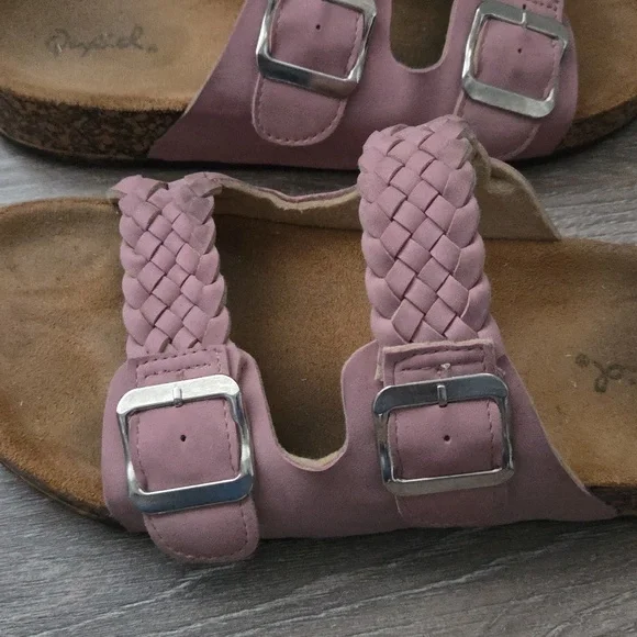 Pink Braided Slide Sandals - Picture 6 of 6